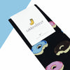 Donut sokken zwart - One size fits all