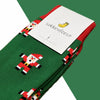 Kerstman sokken Groen - One size fits all