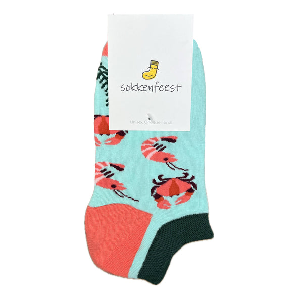 Schaaldier mismatched enkelsokken - Maat 35-41