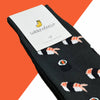Sushi sokken grijs - One size fits all