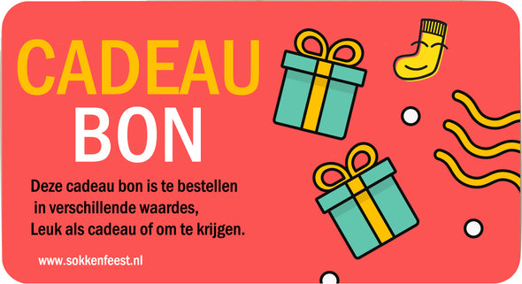 Digitale Sokkenfeest Cadeaubon